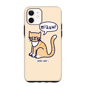 CaseCompany Miauw: iPhone 12 mini Tough Case