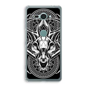 CaseCompany Oh Deer: Sony Xperia XZ2 Compact Transparant Hoesje
