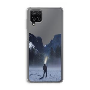 CaseCompany Wanderlust: Samsung Galaxy A12 Transparant Hoesje
