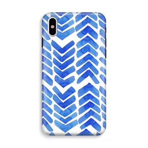 CaseCompany Blauwe pijlen: iPhone XS Tough Case