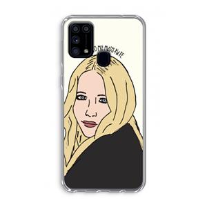 CaseCompany Mary Kate: Samsung Galaxy M31 Transparant Hoesje