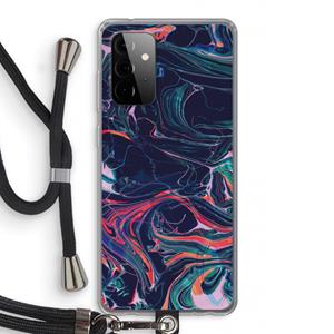 CaseCompany Light Years Beyond: Samsung Galaxy A72 5G Transparant Hoesje met koord