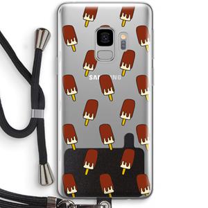 CaseCompany Yummy: Samsung Galaxy S9 Transparant Hoesje met koord
