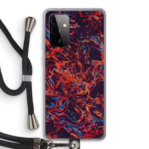 CaseCompany Lucifer: Samsung Galaxy A72 5G Transparant Hoesje met koord
