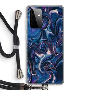 CaseCompany Mirrored Mirage: Samsung Galaxy A72 5G Transparant Hoesje met koord