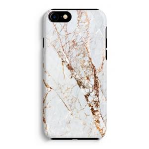 CaseCompany Goud marmer: iPhone 8 Tough Case