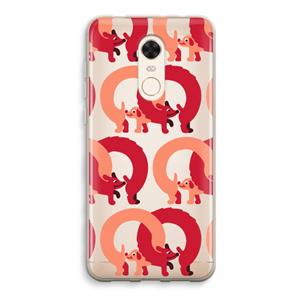 CaseCompany Dogs: Xiaomi Redmi 5 Transparant Hoesje