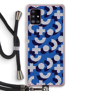 CaseCompany 8-bit N°5: Samsung Galaxy A51 5G Transparant Hoesje met koord