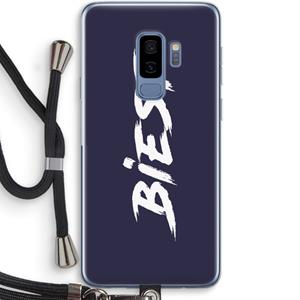 CaseCompany Biest: Samsung Galaxy S9 Plus Transparant Hoesje met koord