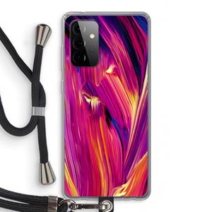 CaseCompany Phoenix: Samsung Galaxy A72 5G Transparant Hoesje met koord