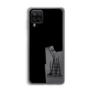 CaseCompany Musketon Painter: Samsung Galaxy A12 Transparant Hoesje