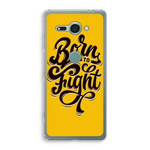 CaseCompany Born to Fight: Sony Xperia XZ2 Compact Transparant Hoesje