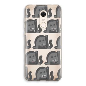 CaseCompany Cats: Xiaomi Redmi 5 Transparant Hoesje