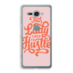 CaseCompany Hustle Lady: Sony Xperia XZ2 Compact Transparant Hoesje