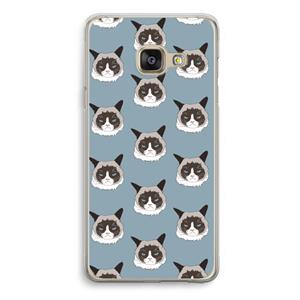 CaseCompany It's a Purrr Case: Samsung Galaxy A3 (2016) Transparant Hoesje