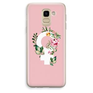 CaseCompany Venus: Samsung Galaxy J6 (2018) Transparant Hoesje