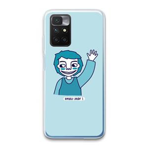 CaseCompany Zwaai: Xiaomi Redmi 10 Transparant Hoesje