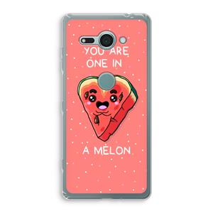 CaseCompany One In A Melon: Sony Xperia XZ2 Compact Transparant Hoesje