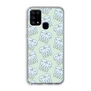 CaseCompany Octopussen: Samsung Galaxy M31 Transparant Hoesje