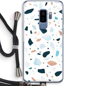 CaseCompany Terrazzo N°13: Samsung Galaxy S9 Plus Transparant Hoesje met koord