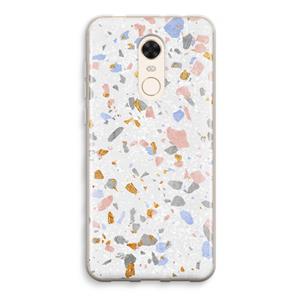 CaseCompany Terrazzo N°8: Xiaomi Redmi 5 Transparant Hoesje