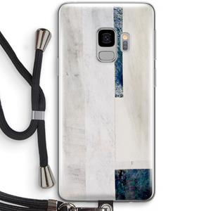 CaseCompany Meet you there: Samsung Galaxy S9 Transparant Hoesje met koord
