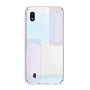 CaseCompany Square pastel: Samsung Galaxy A10 Transparant Hoesje