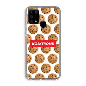 CaseCompany Koekerond: Samsung Galaxy M31 Transparant Hoesje