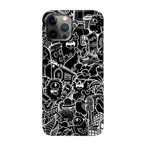 CaseCompany Vexx Black City : Volledig geprint iPhone 12 Pro Max Hoesje