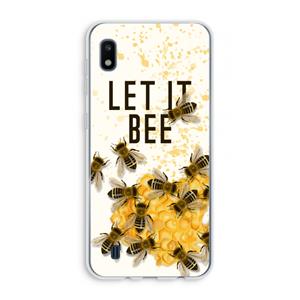 CaseCompany Let it bee: Samsung Galaxy A10 Transparant Hoesje