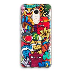 CaseCompany No Rules: Xiaomi Redmi 5 Transparant Hoesje