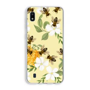 CaseCompany No flowers without bees: Samsung Galaxy A10 Transparant Hoesje