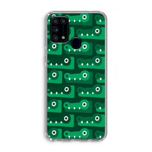 CaseCompany Crocs: Samsung Galaxy M31 Transparant Hoesje