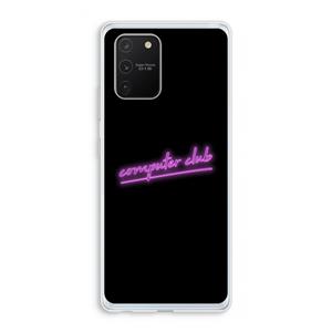 CaseCompany Vice Black: Samsung Galaxy S10 Lite Transparant Hoesje
