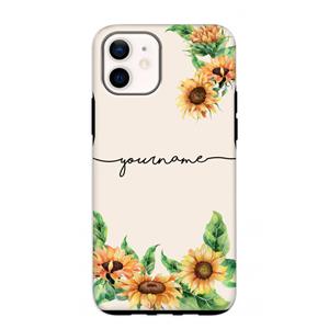 CaseCompany Zonnebloemen: iPhone 12 mini Tough Case