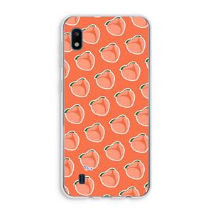 CaseCompany Just peachy: Samsung Galaxy A10 Transparant Hoesje