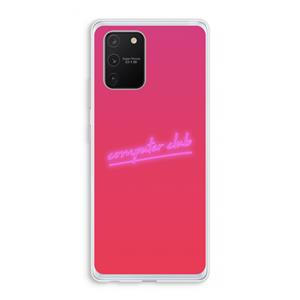 CaseCompany Vice Glow: Samsung Galaxy S10 Lite Transparant Hoesje