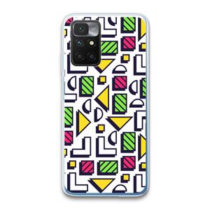 CaseCompany 8-bit N°4: Xiaomi Redmi 10 Transparant Hoesje