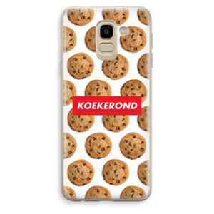 CaseCompany Koekerond: Samsung Galaxy J6 (2018) Transparant Hoesje