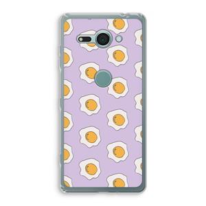 CaseCompany Bacon to my eggs #1: Sony Xperia XZ2 Compact Transparant Hoesje