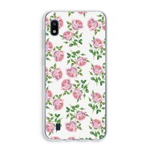 CaseCompany Kleine roosjes: Samsung Galaxy A10 Transparant Hoesje