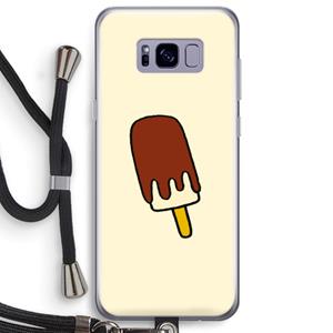CaseCompany Frisco: Samsung Galaxy S8 Plus Transparant Hoesje met koord