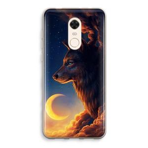 CaseCompany Night Guardian: Xiaomi Redmi 5 Transparant Hoesje