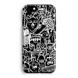 CaseCompany Vexx Black Mixtape: iPhone 8 Tough Case