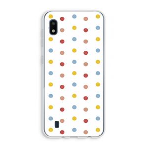 CaseCompany Bollen: Samsung Galaxy A10 Transparant Hoesje