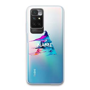 CaseCompany Abstract Spectrum: Xiaomi Redmi 10 Transparant Hoesje
