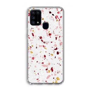CaseCompany Terrazzo N°9: Samsung Galaxy M31 Transparant Hoesje