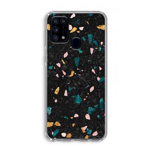 CaseCompany Terrazzo N°10: Samsung Galaxy M31 Transparant Hoesje