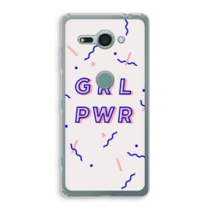 CaseCompany GRL PWR: Sony Xperia XZ2 Compact Transparant Hoesje