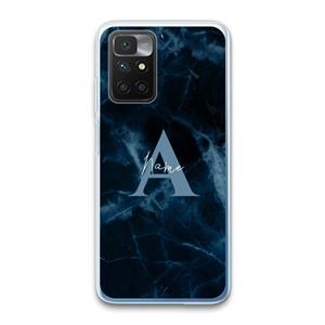 CaseCompany Midnight Marble: Xiaomi Redmi 10 Transparant Hoesje